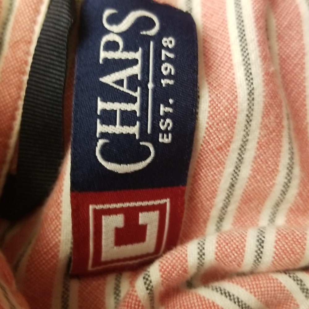 $5 ITEM. Men's Chaps Button down shirt XL - Picture 6 of 6